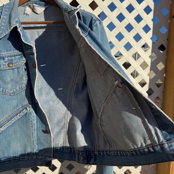 60s Wrangler No Fault Denim Jacket - Picture 8 of 16